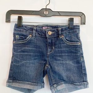 Levi’s Girls Midi jean shorts